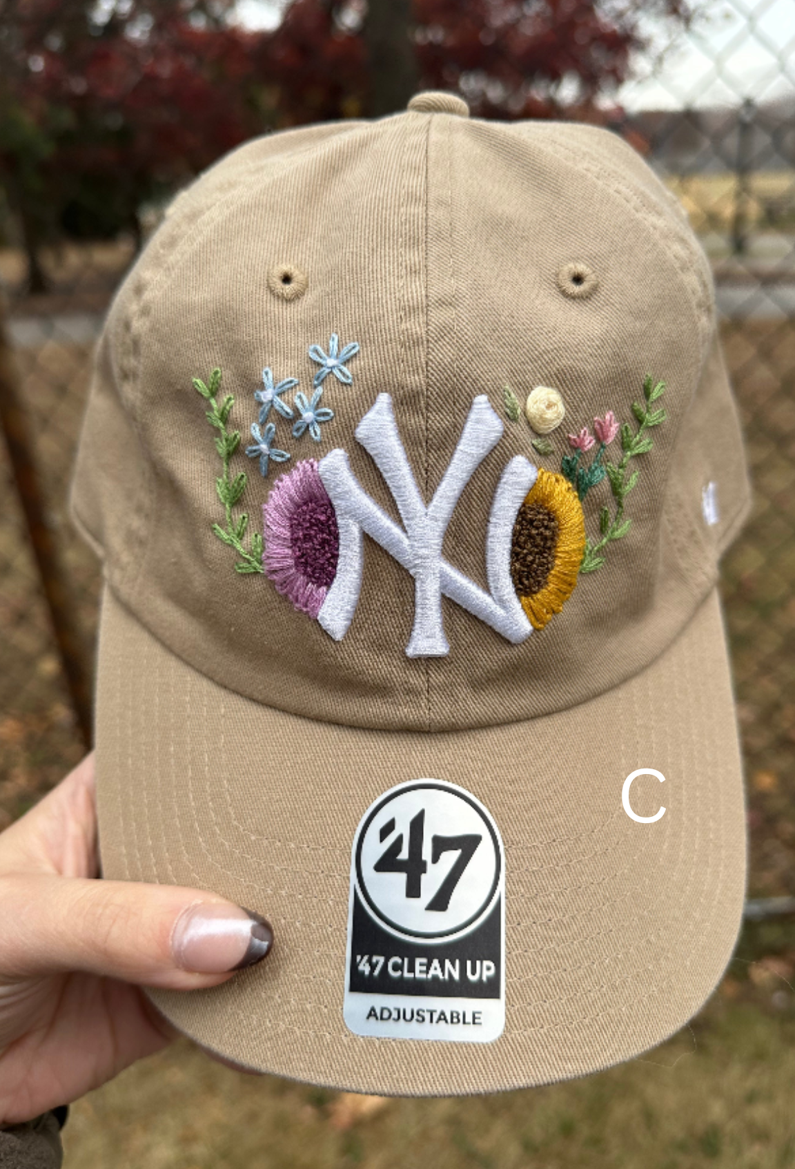 Pick Your Design Hand Embroidered Relaxed Dad Cap