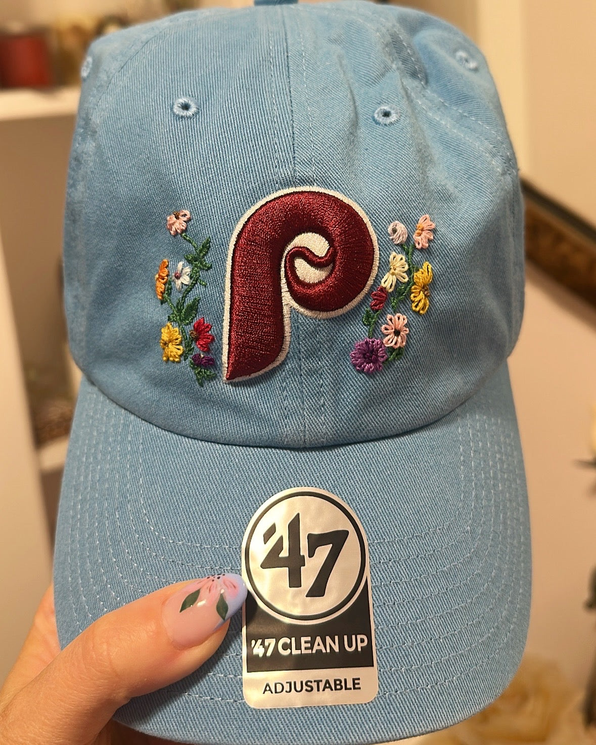 Baseball Cap Acoustic Set Piano Inspired Hand Embroidered Hat