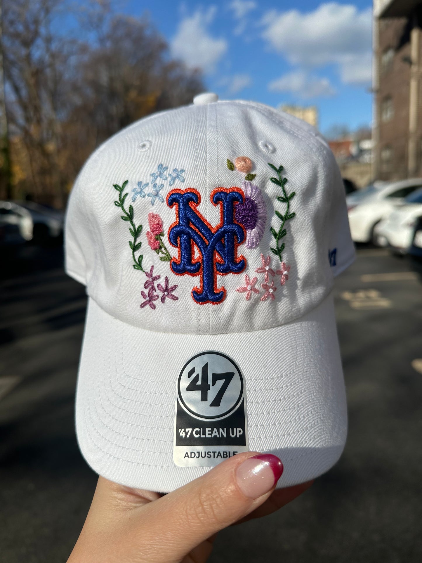 Pick Your Design Hand Embroidered Relaxed Dad Cap